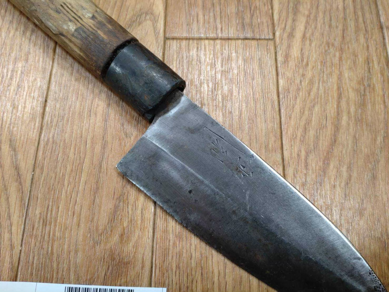Japanese Chef's Kitchen Knife DEBA Vintage hocho OLD Cleavers from Japan 140/268mm EM684