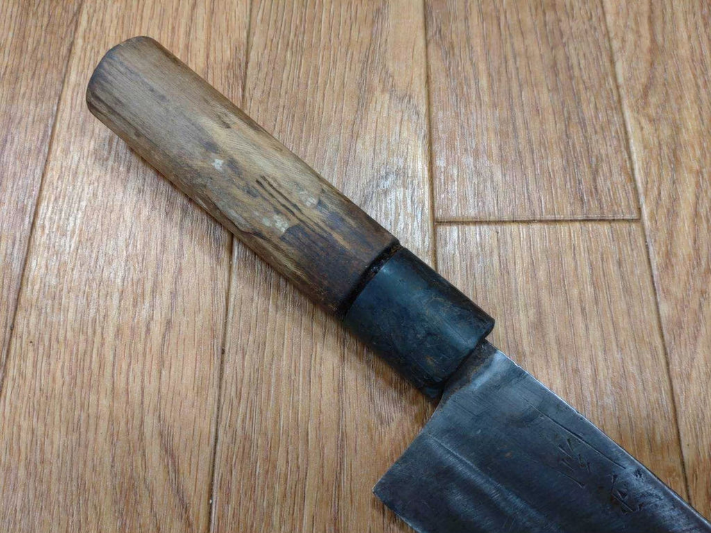Japanese Chef's Kitchen Knife DEBA Vintage hocho OLD Cleavers from Japan 140/268mm EM684