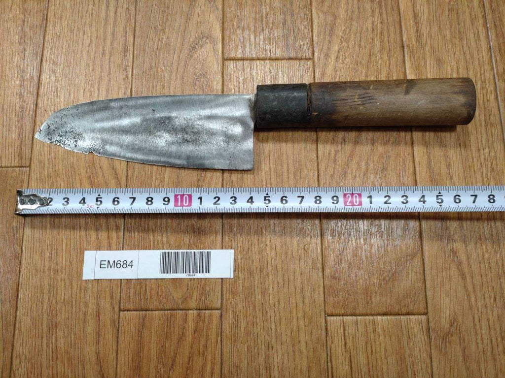 Japanese Chef's Kitchen Knife DEBA Vintage hocho OLD Cleavers from Japan 140/268mm EM684