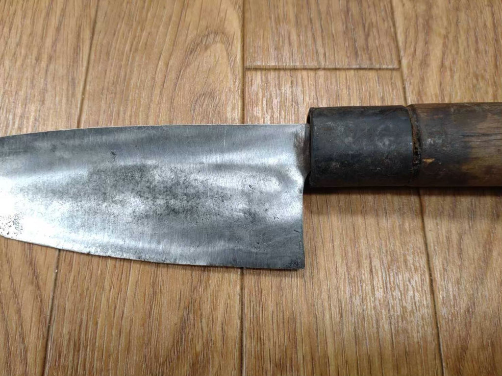 Japanese Chef's Kitchen Knife DEBA Vintage hocho OLD Cleavers from Japan 140/268mm EM684