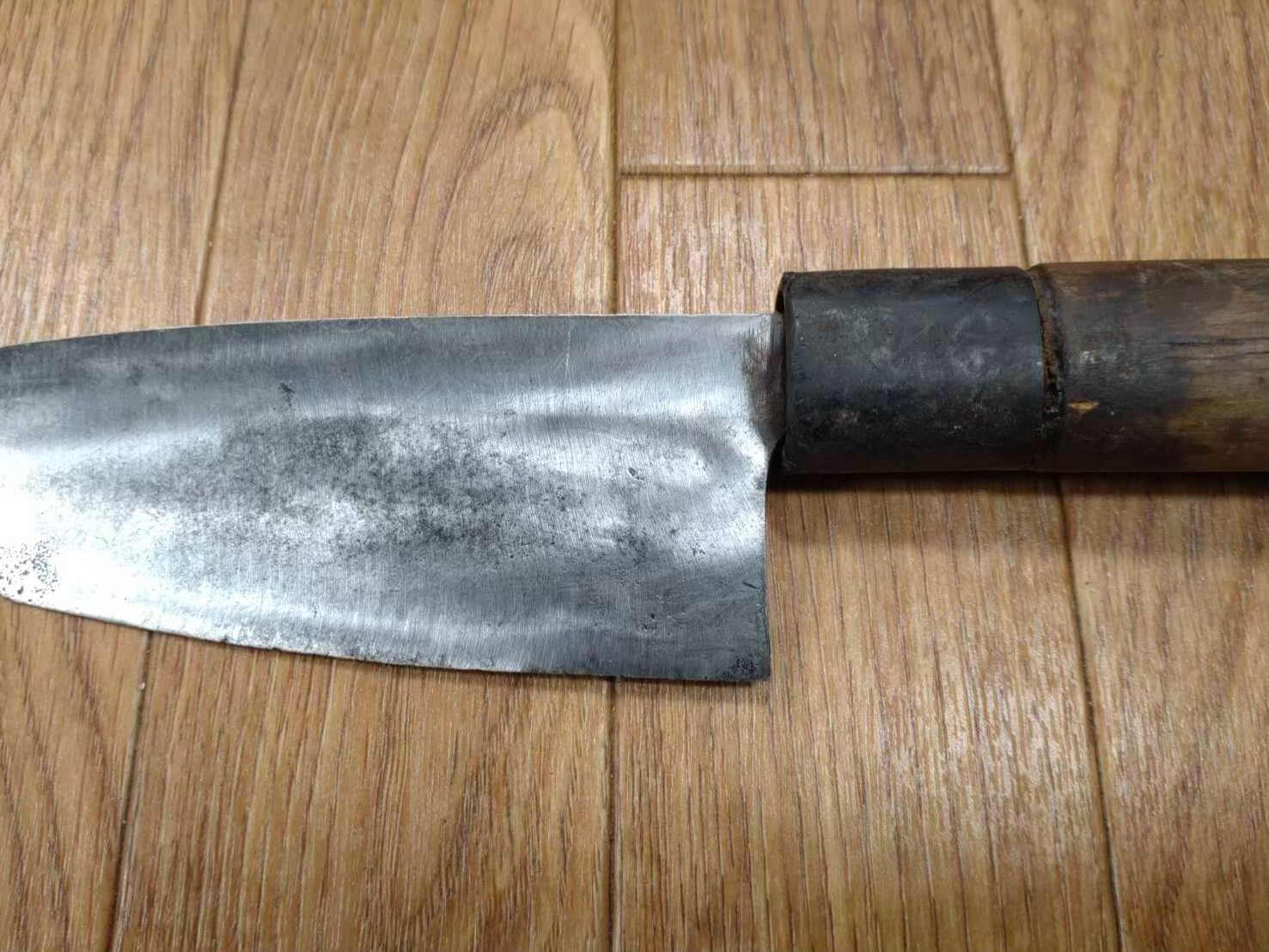 Japanese Chef's Kitchen Knife DEBA Vintage hocho OLD Cleavers from Japan 140/268mm EM684
