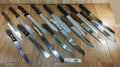 Damaged Lot of Japanese Chef's Kitchen Knives hocho Bread set from Japan UU785