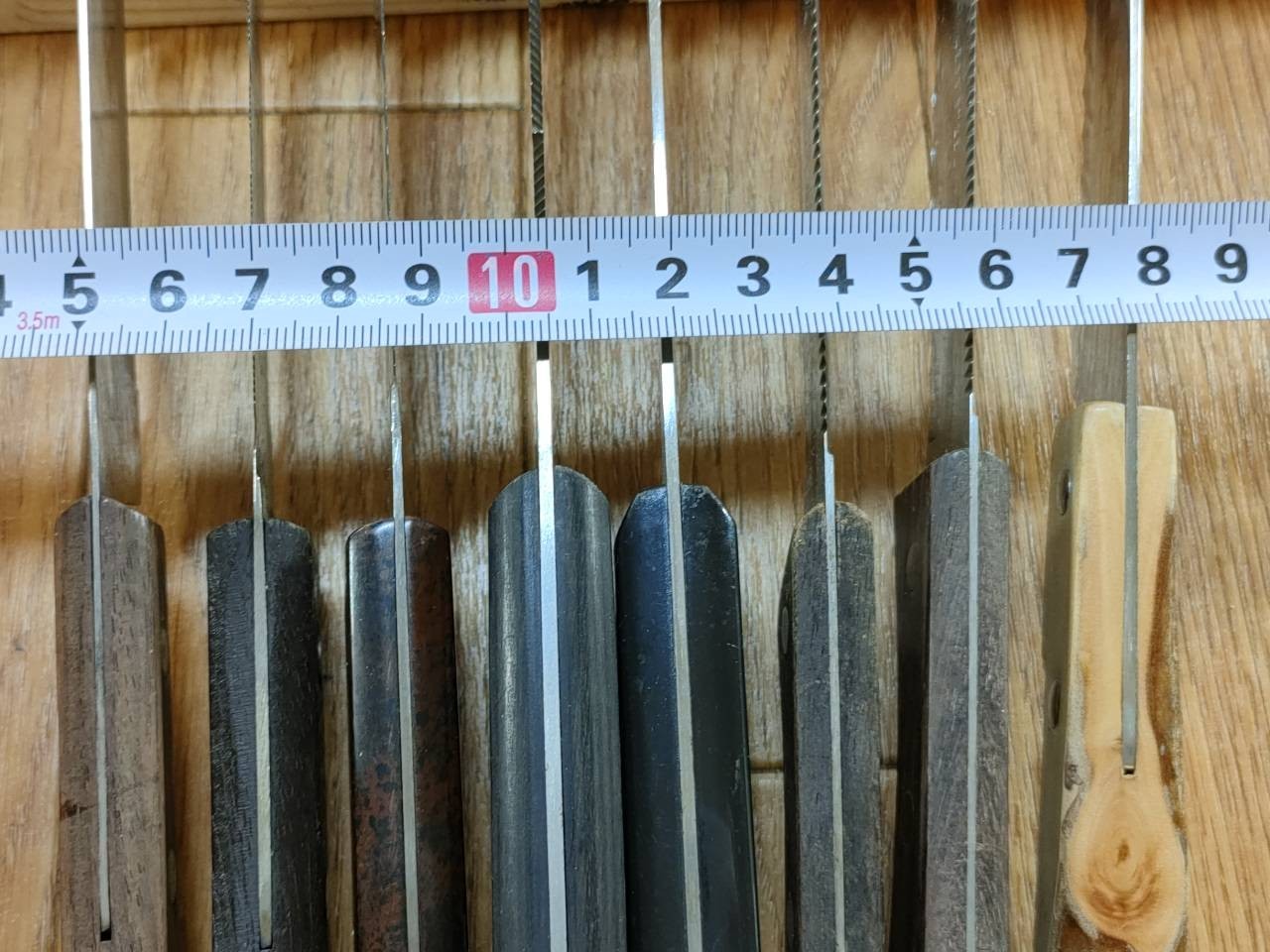 Damaged Lot of Japanese Chef's Kitchen Knives hocho Bread set from Japan UU785