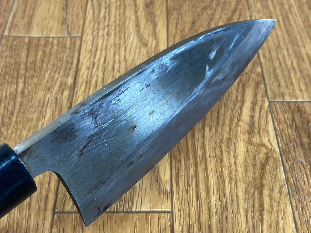 Japanese Chef's Kitchen Knife DEBA Vintage hocho OLD Cleavers from Japan 150/285mm QA953