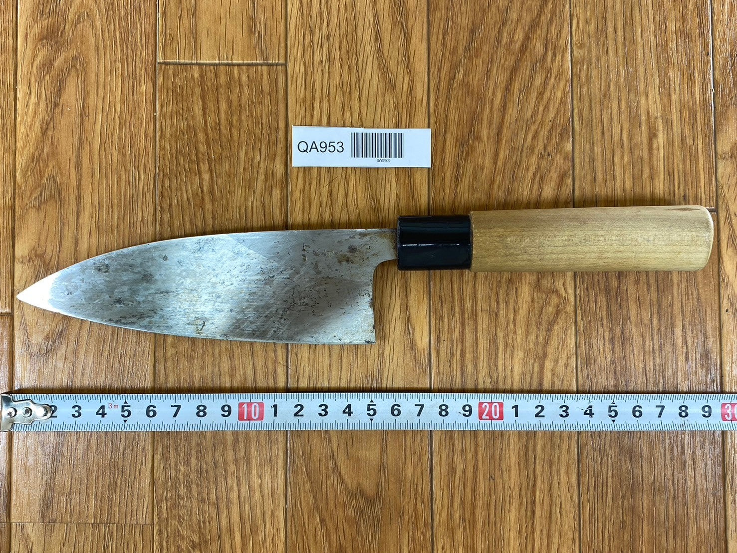 Japanese Chef's Kitchen Knife DEBA Vintage hocho OLD Cleavers from Japan 150/285mm QA953