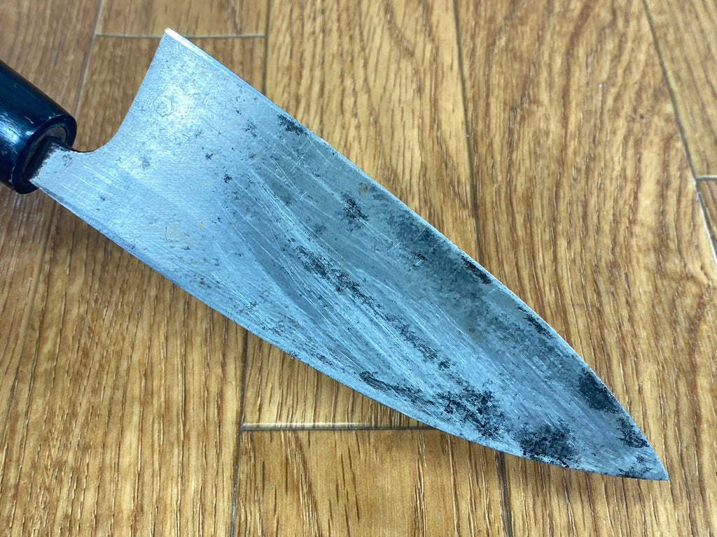 Japanese Chef's Kitchen Knife DEBA Vintage hocho OLD Cleavers Hand Made from Japan 134/265mm QA962