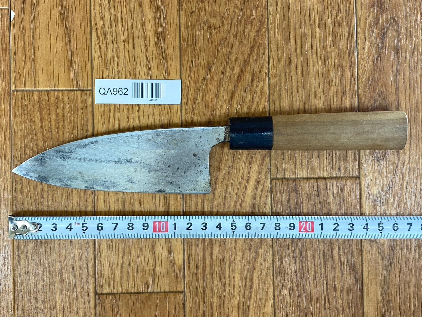 Japanese Chef's Kitchen Knife DEBA Vintage hocho OLD Cleavers Hand Made from Japan 134/265mm QA962