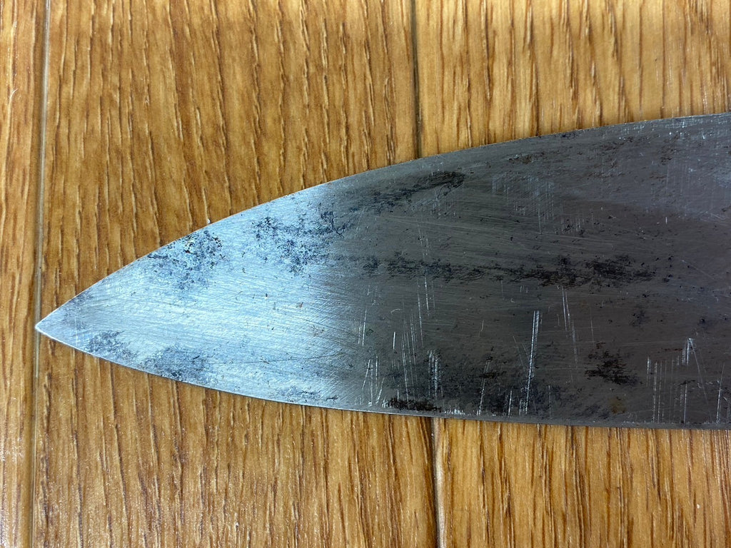 Japanese Chef's Kitchen Knife DEBA Vintage hocho OLD Cleavers Hand Made from Japan 134/265mm QA962