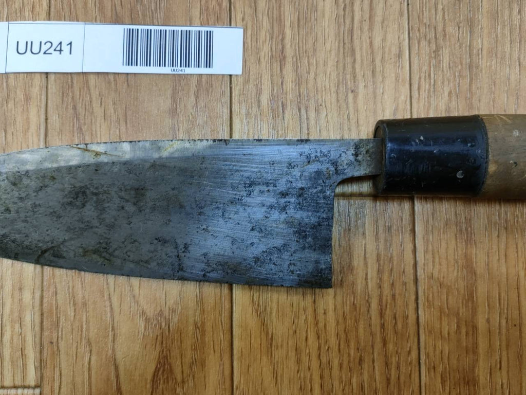 Japanese Chef's Kitchen Knife DEBA Vintage hocho OLD Cleavers from Japan 153/290mm UU241