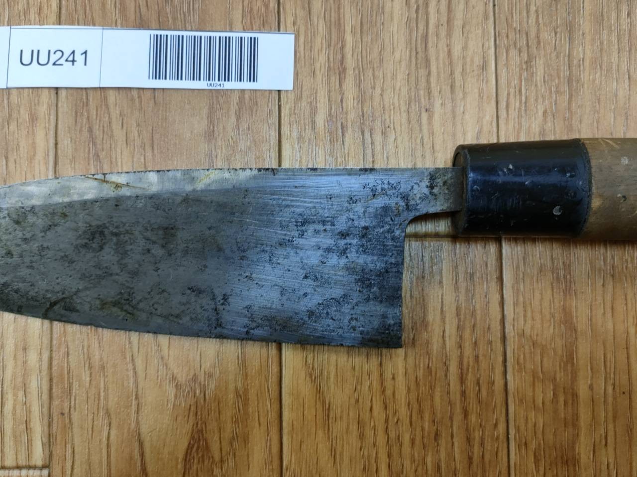 Japanese Chef's Kitchen Knife DEBA Vintage hocho OLD Cleavers from Japan 153/290mm UU241