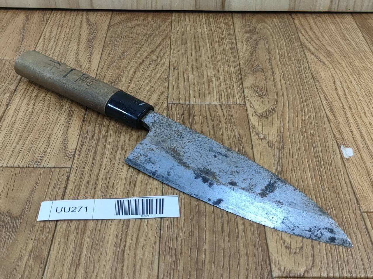 Japanese Chef's Kitchen Knife DEBA Vintage hocho OLD Cleavers from Japan 152/290mm UU271