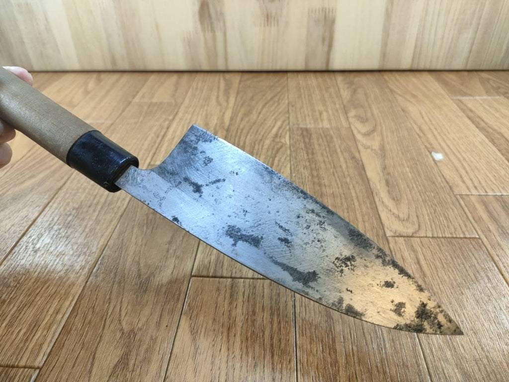 Japanese Chef's Kitchen Knife DEBA Vintage hocho OLD Cleavers from Japan 152/290mm UU271
