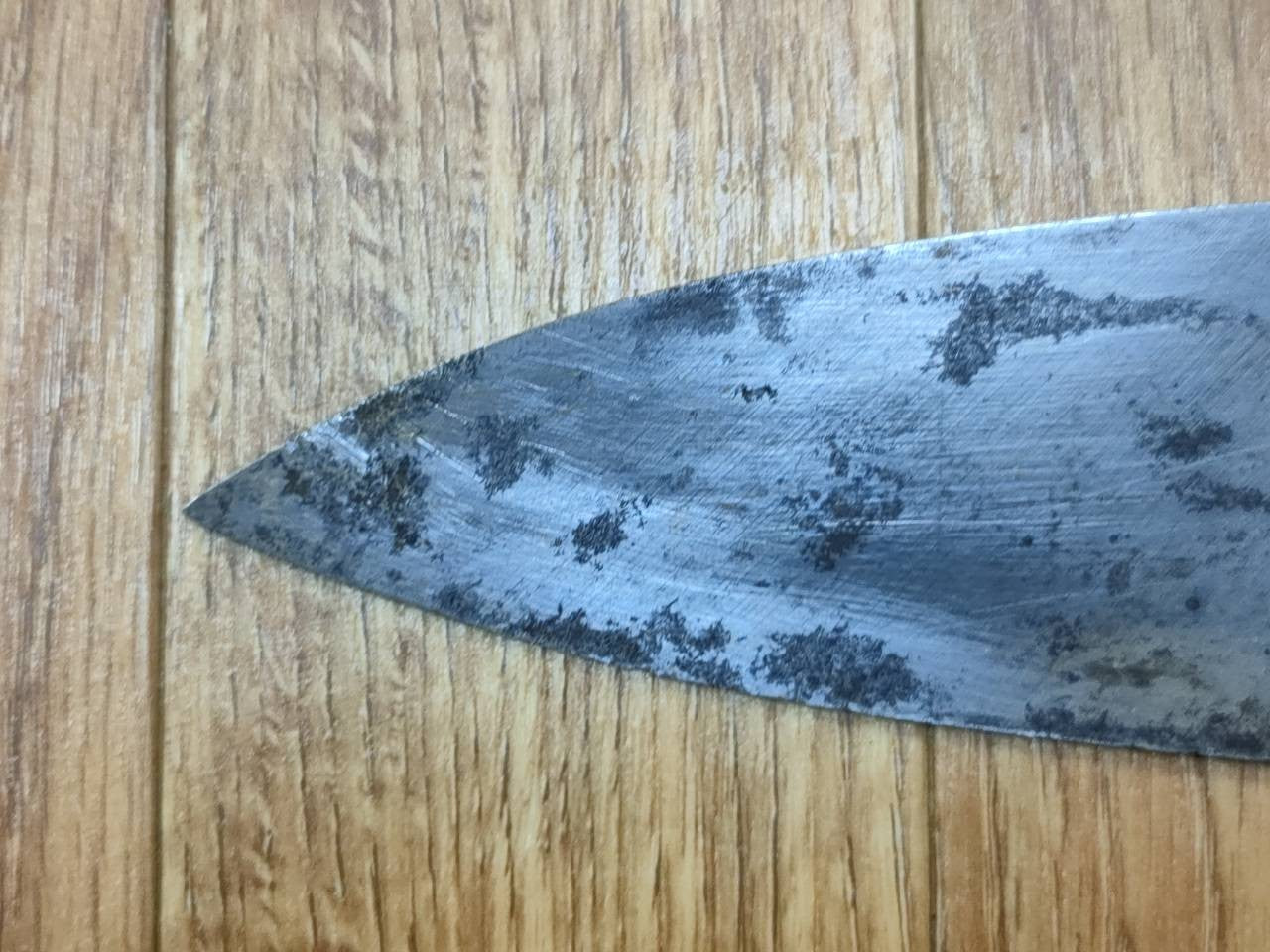 Japanese Chef's Kitchen Knife DEBA Vintage hocho OLD Cleavers from Japan 152/290mm UU271