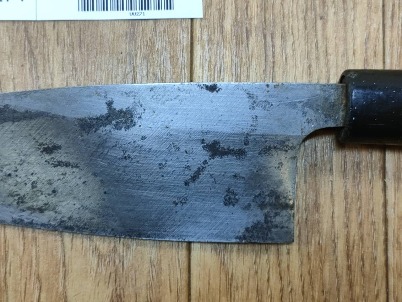 Japanese Chef's Kitchen Knife DEBA Vintage hocho OLD Cleavers from Japan 152/290mm UU271