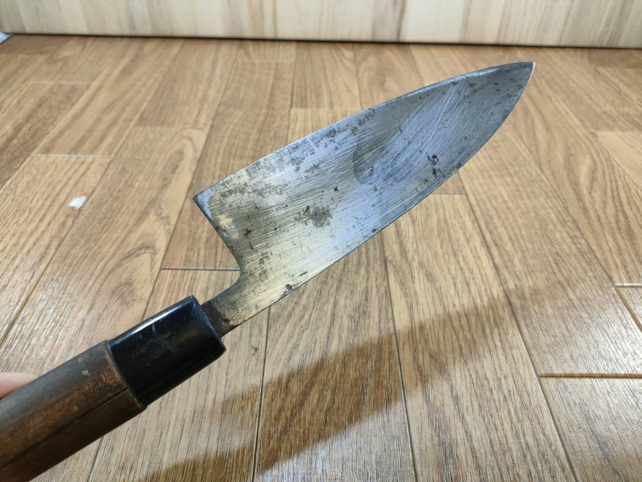 Japanese Chef's Kitchen Knife DEBA Vintage hocho OLD Cleavers from Japan 147/288mm UU390