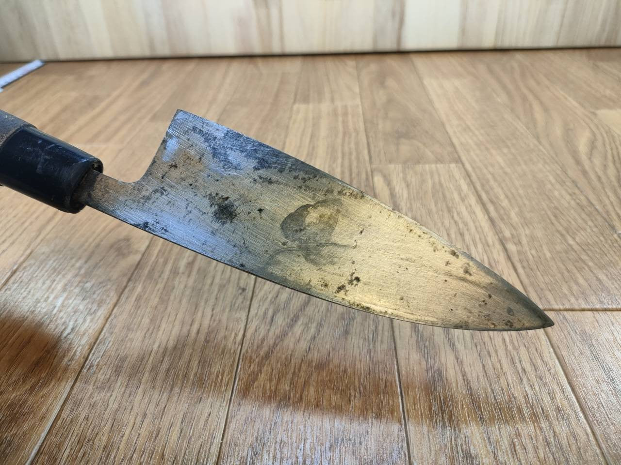 Japanese Chef's Kitchen Knife DEBA Vintage hocho OLD Cleavers from Japan 147/288mm UU390